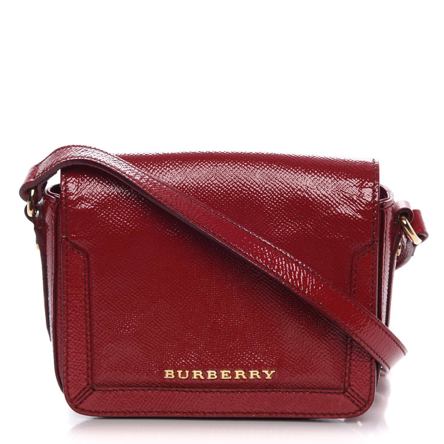 Patent London Crossbody Bag Alizarin Crimson