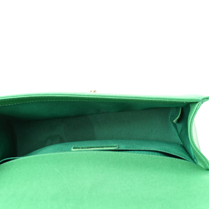 Chanel Caviar Quilted Medium Boy Flap Green 5 of 12