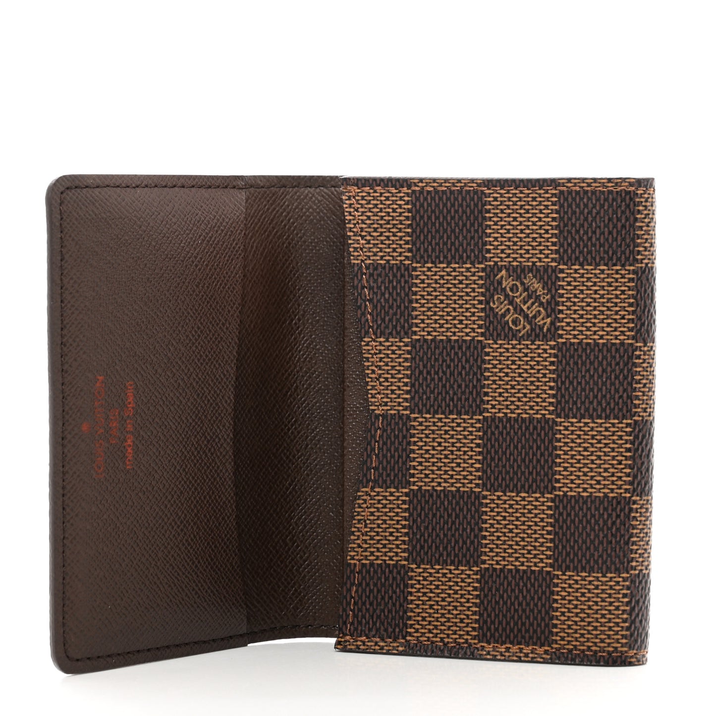 Damier Ebene Business Card Holder