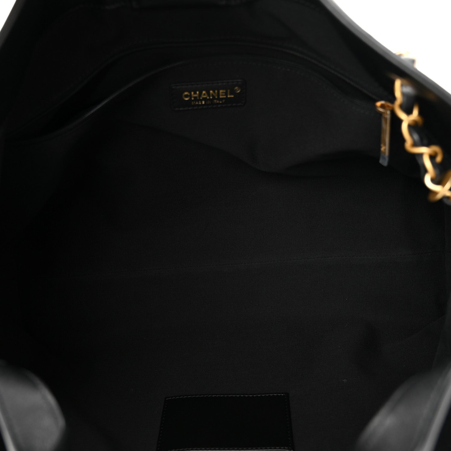 Chanel Calfskin Quilted Large Coco Base Shopping Bag Black 5 of 10