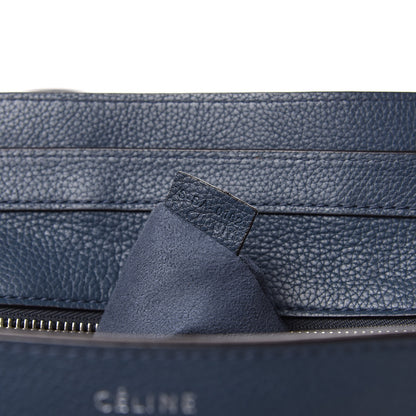 Celine Drummed Calfskin Micro Luggage Orage 7 of 17