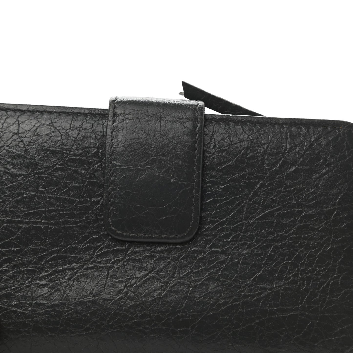 Agneau Classic Hardware Continental Zip Around Wallet Gris Fossile