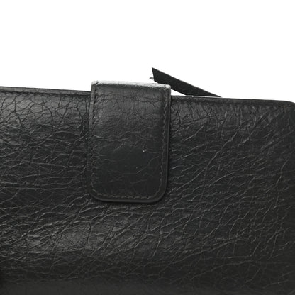 Balenciaga Agneau Classic Hardware Continental Zip Around Wallet Gris Fossile 8 of 12