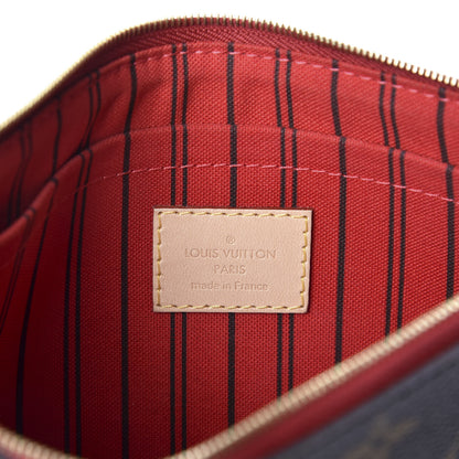 Louis Vuitton Monogram Neverfull MM GM Pochette Cherry 7 of 9