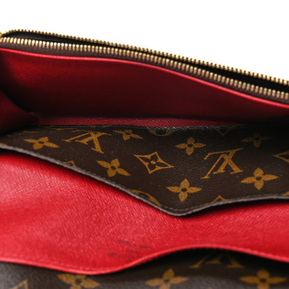 Louis Vuitton Monogram Emilie Wallet Rouge 5 of 13