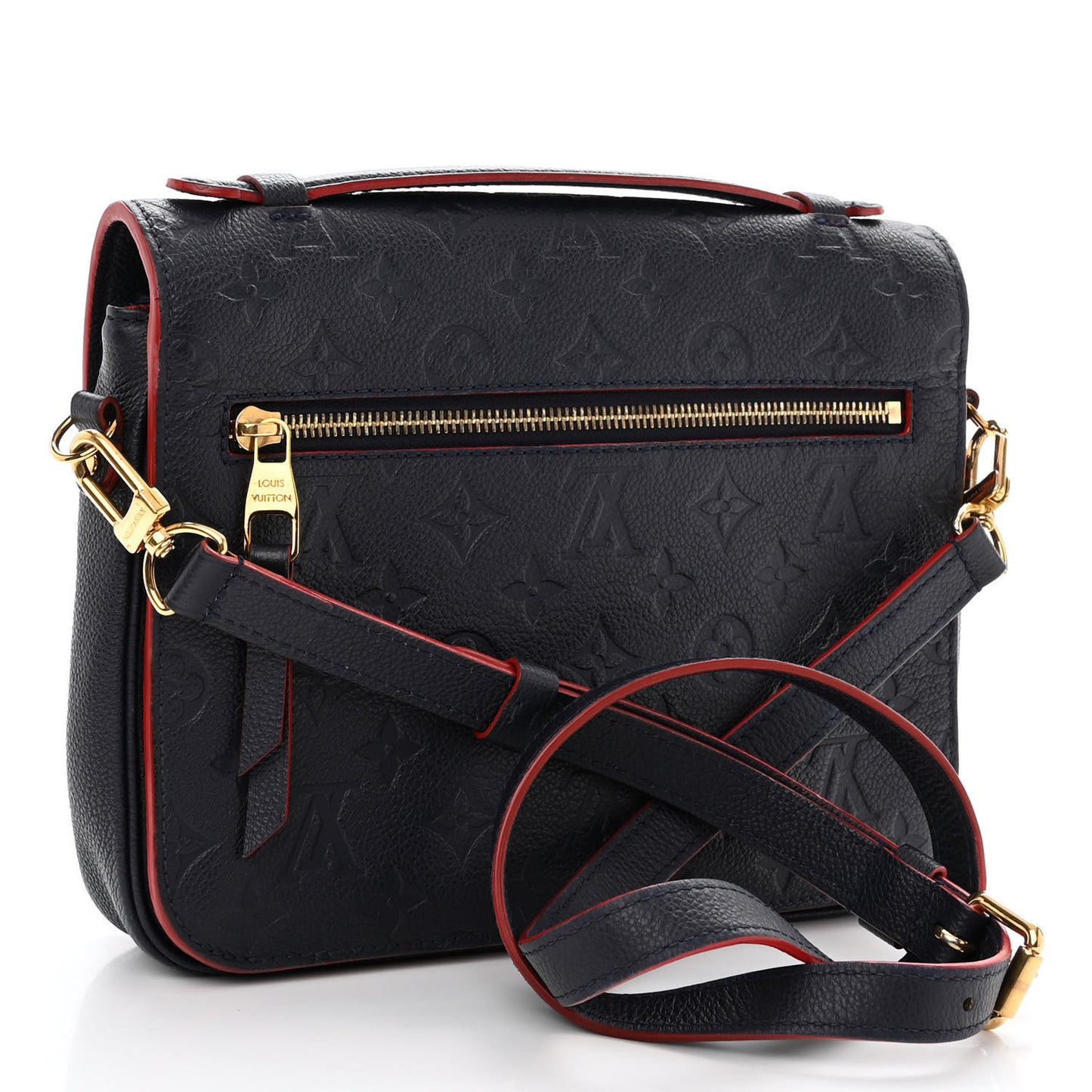 LOUIS VUITTON Empreinte Pochette Metis Marine Rouge