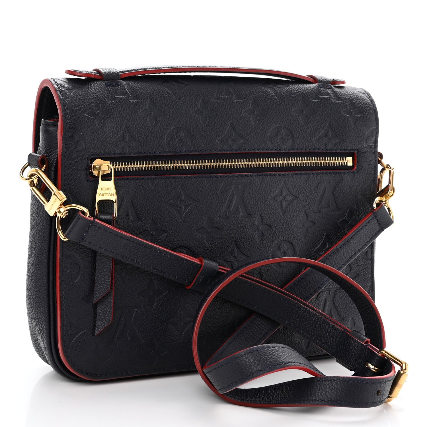 Louis Vuitton LOUIS VUITTON Empreinte Pochette Metis Marine Rouge 2 of 11