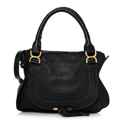 Chloe Calfskin Medium Marcie Satchel Black 1 of 13