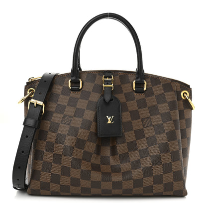 Louis Vuitton Damier Ebene Odeon Tote PM Black 1 of 9