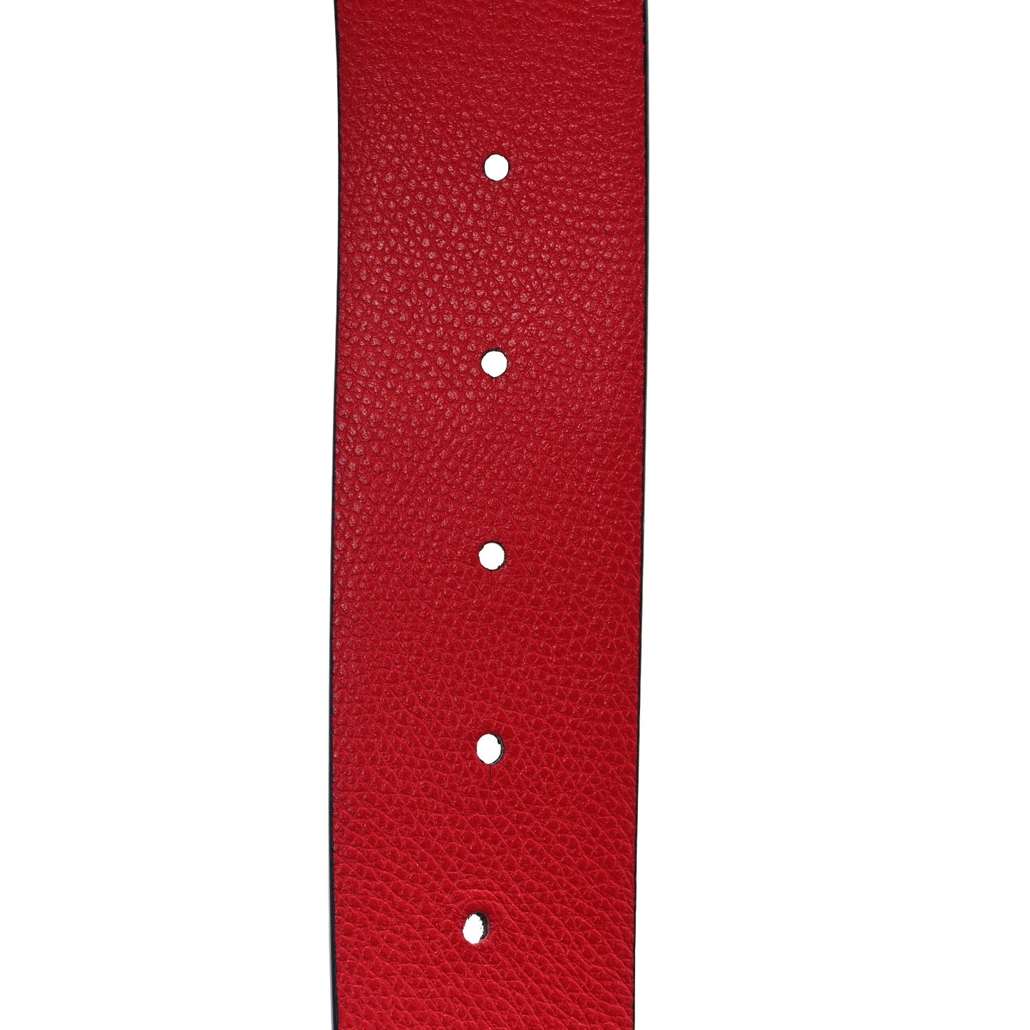 Glossy Calfskin Grainy Calfskin Hammered 40mm VLogo Reversible Belt 90 36 Black Rouge Pur