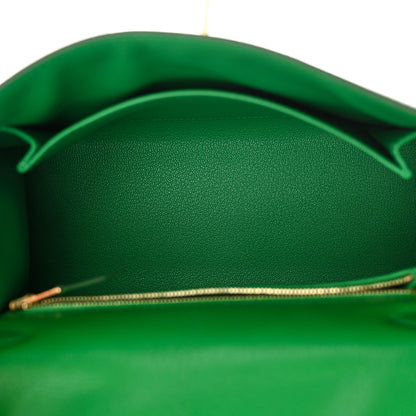 Hermes Chevre Mysore Kelly Sellier 25 Bambou 5 of 11