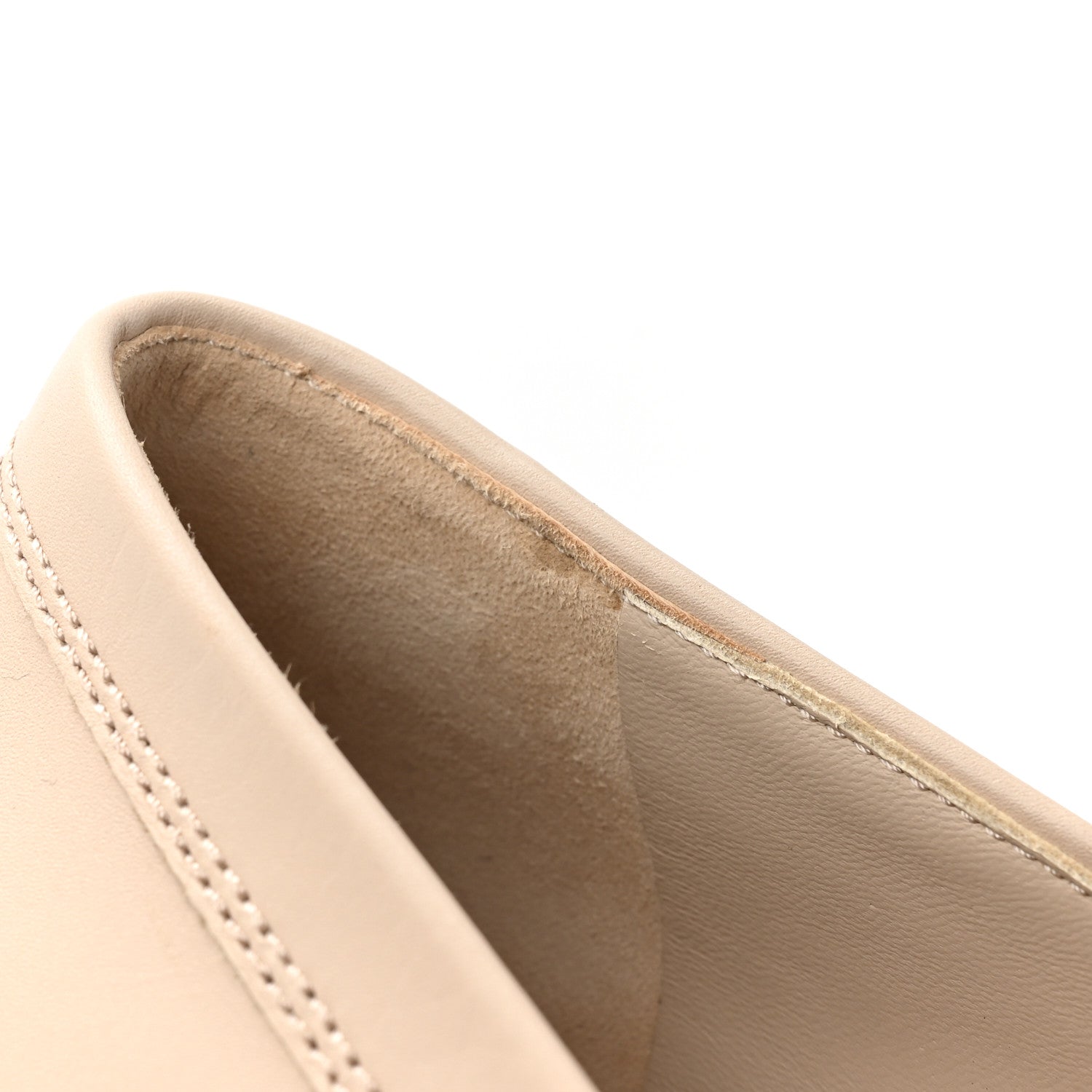 Chanel Calfskin CC Chain Mocassin Loafers 39 Beige 11 of 11