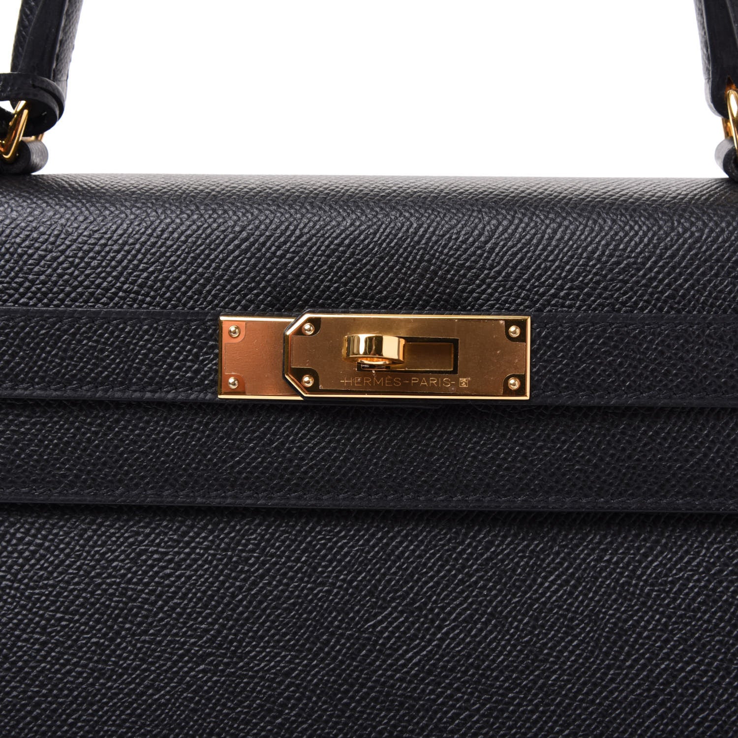Hermes Epsom Kelly Sellier 28 Black 10 of 14