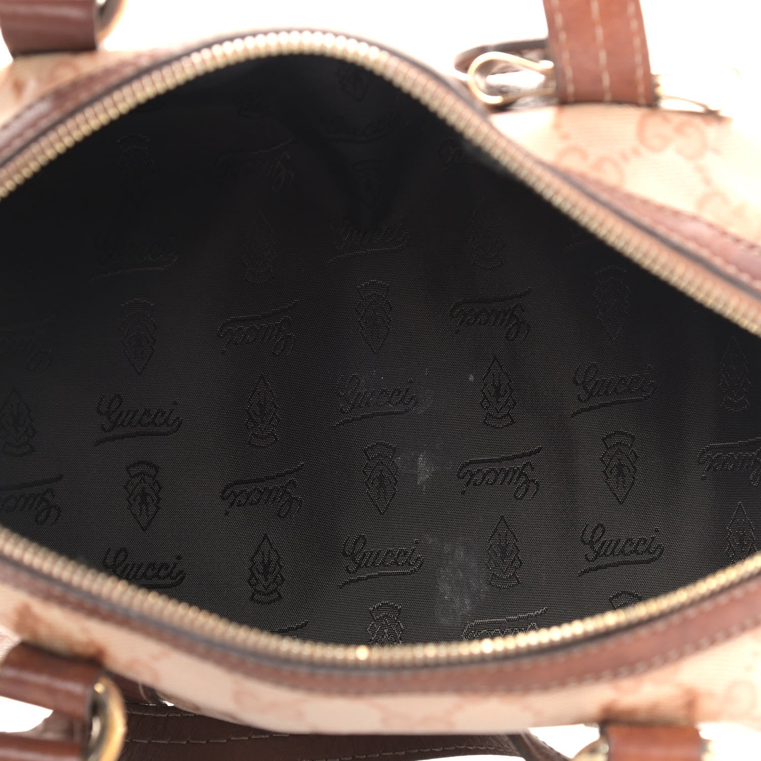 Gucci Crystal Monogram Duchessa Small Boston Bag Pink 5 of 8