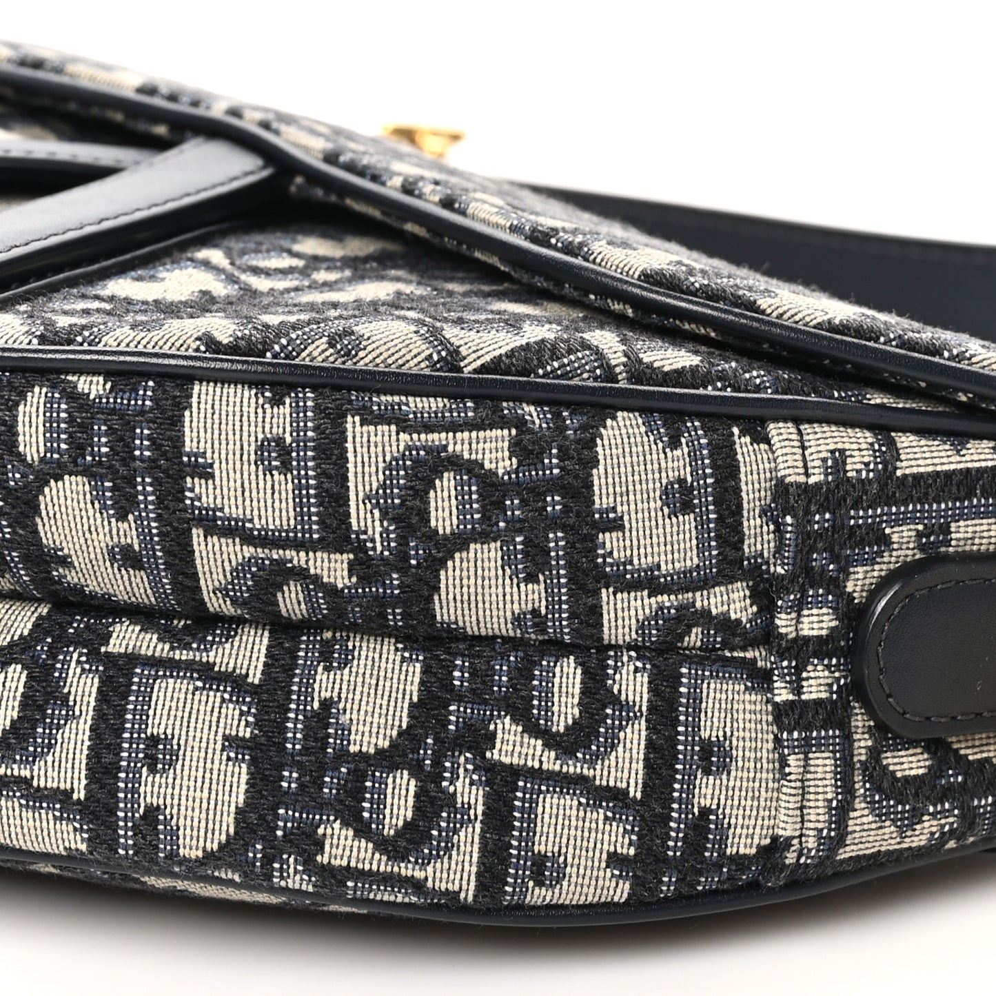 Oblique Saddle Bag Blue