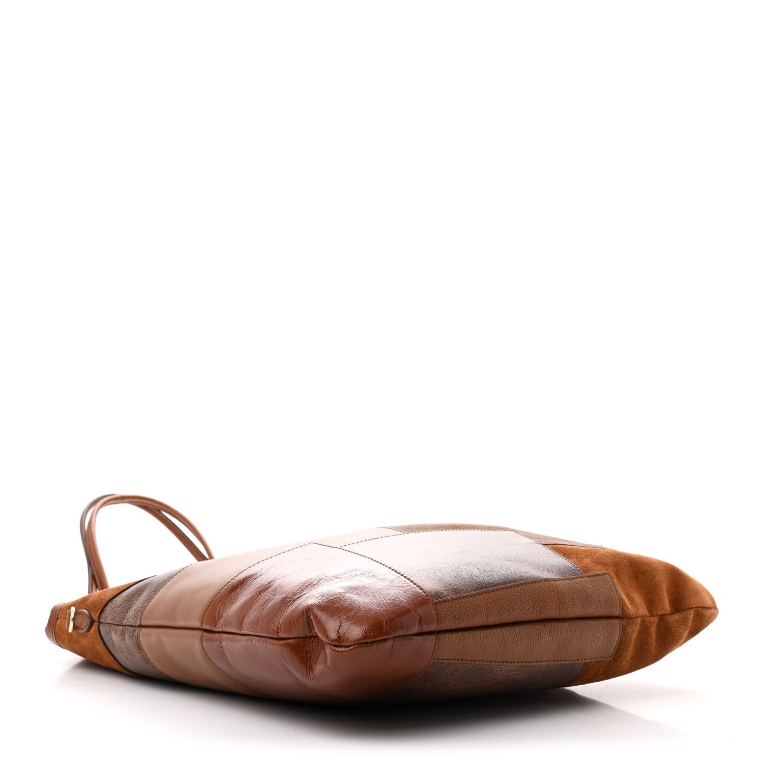 Miu Miu Nappa Patchwork Ivy Bag Cognac 4 of 9