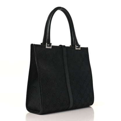 Gucci Monogram Bardot Bag Black 2 of 8