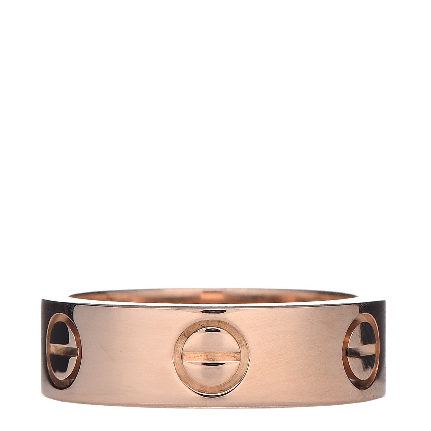 18K Pink Gold 5.5mm LOVE Ring 50 5.25
