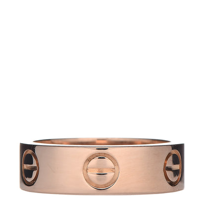 Cartier 18K Pink Gold 5.5mm LOVE Ring 50 5.25 1 of 4