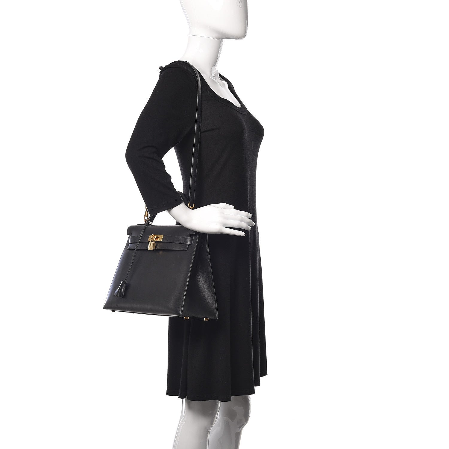 Hermes Box Kelly Sellier 32 Black 3 of 12