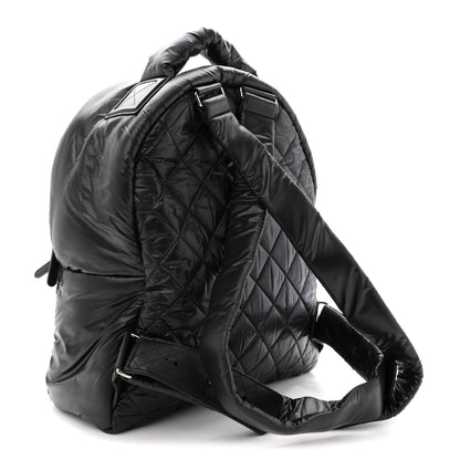 Chanel Nylon Quilted Coco Cocoon Backpack Black 3 of 10