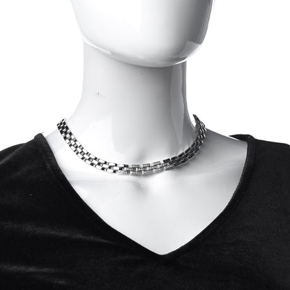 Cartier 18K White Gold Diamond Maillon Panthere Necklace 2 of 5