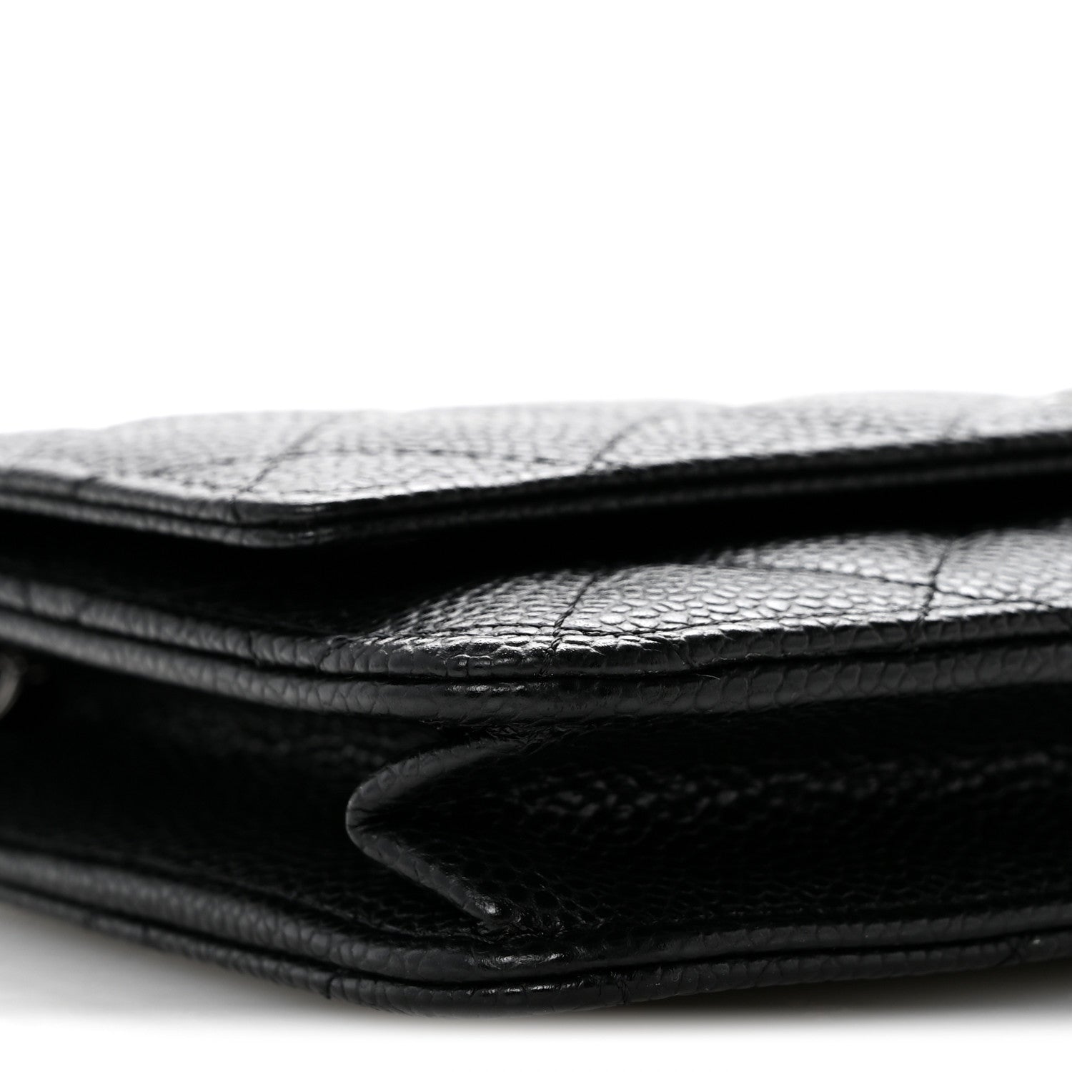 Chanel Caviar Quilted Wallet On Chain WOC Black 10 of 13