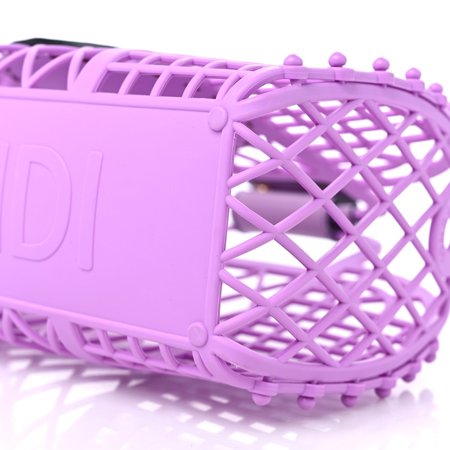 Fendi Recycled Plastic Vitello Liberty Matte Small Fendi Basket Violetta 10 of 10