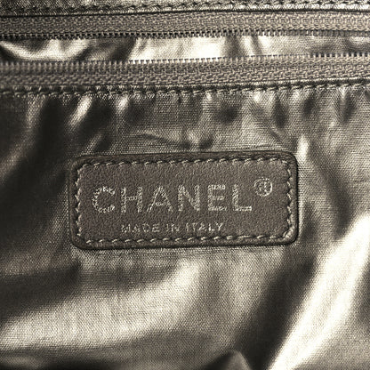 Chanel Lambskin Quilted Large Paris Moscou Red Square Bag Black 6 of 9