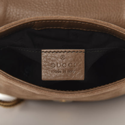 Gucci Suede Cudu Small 1973 Chain Shoulder Bag Marron Glace 6 of 11