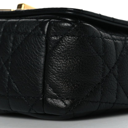 Christian Dior Supple Calfskin Cannage Micro Caro Bag Black 10 of 10