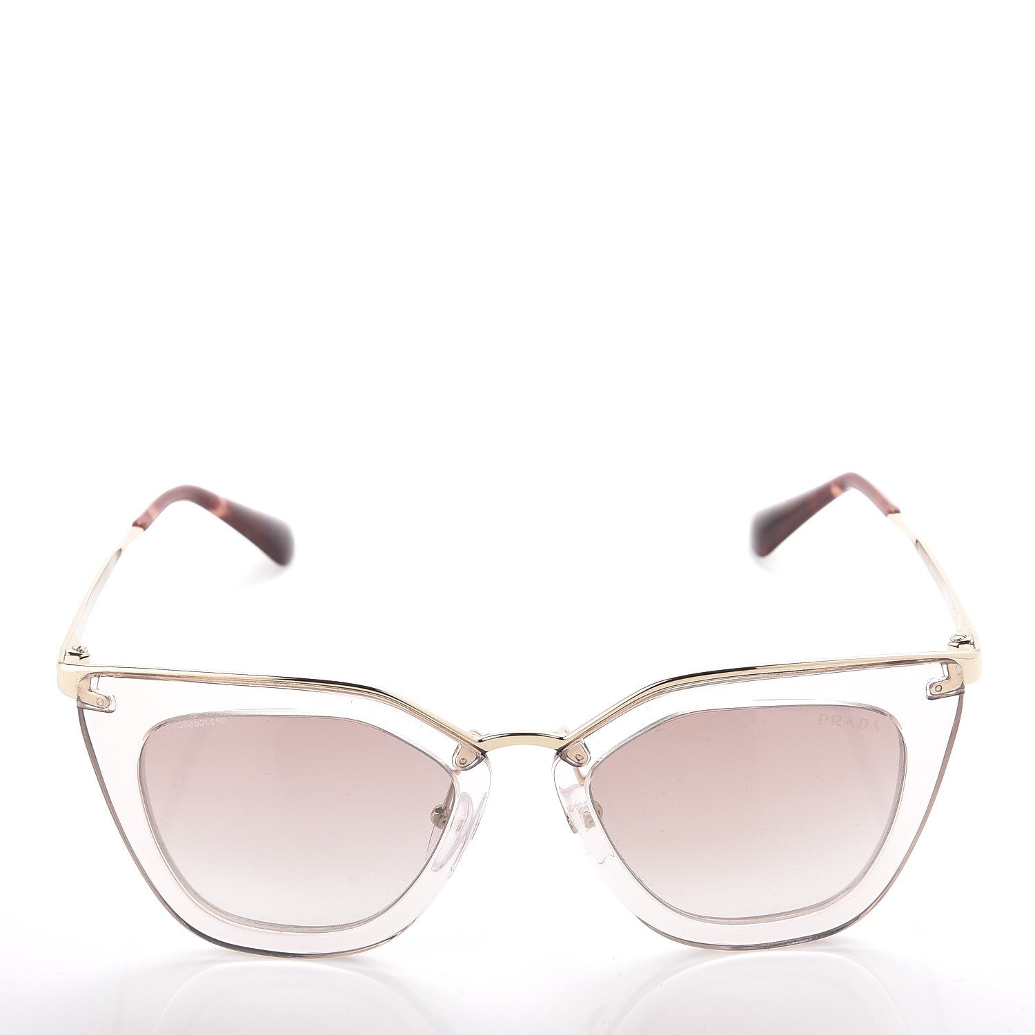 Prada Cinema Sunglasses SPR 53S Transparent Brown 2 of 7