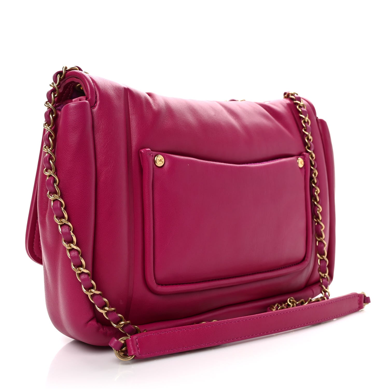 Chanel Lambskin Medium Simply Flap Pink 3 of 9