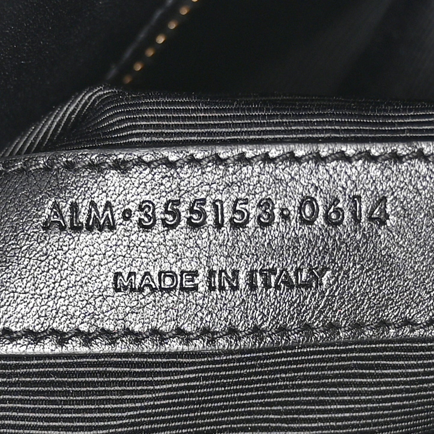 Calfskin Small Sac De Jour Black