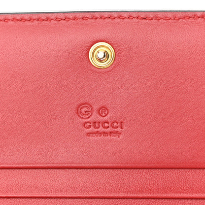 Gucci GG Supreme Monogram Blooms Card Case Wallet Beige Blue Navy Hibiscus Red 6 of 12