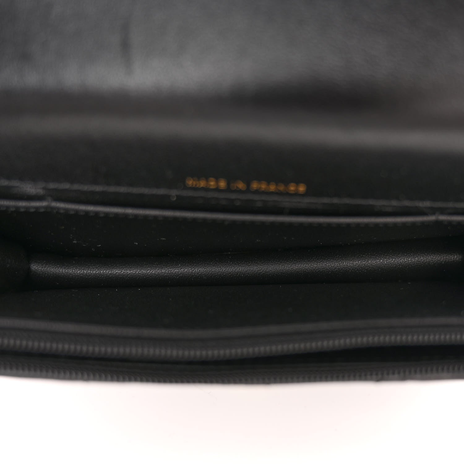 Chanel Lambskin Quilted Flap Phone Holder With Chain Black 5 of 11