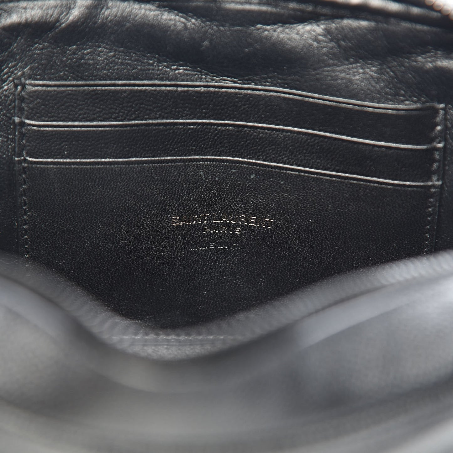 Grain De Poudre Matelasse Monogram Mini Lou Camera Bag Black