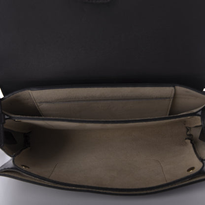 Chloe Suede Calfskin Small Faye Shoulder Bag Carbon Grey 5 of 9