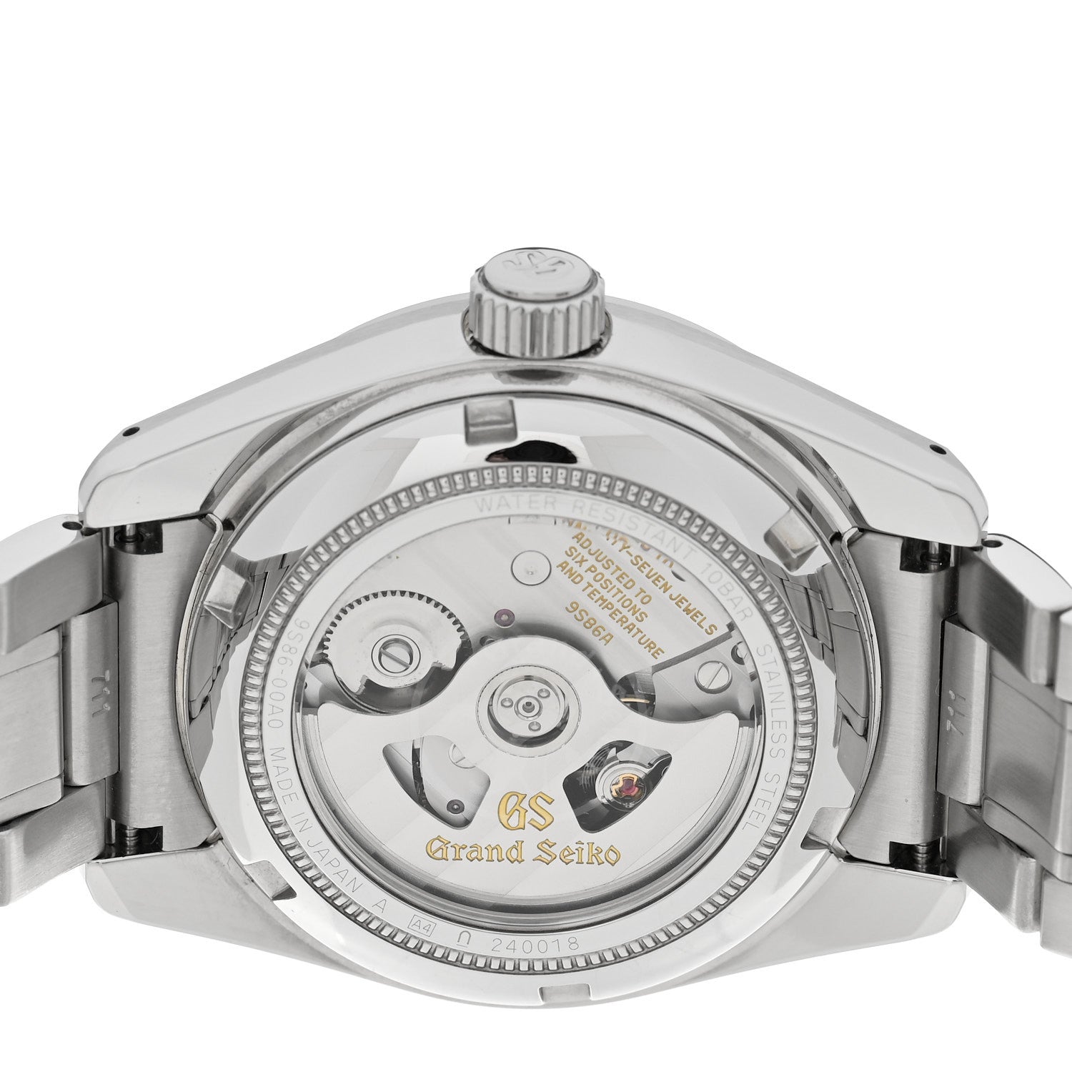 Grand Seiko Stainless Steel 40mm Heritage Collection GMT Automatic Watch Green SBGJ259 4 of 5