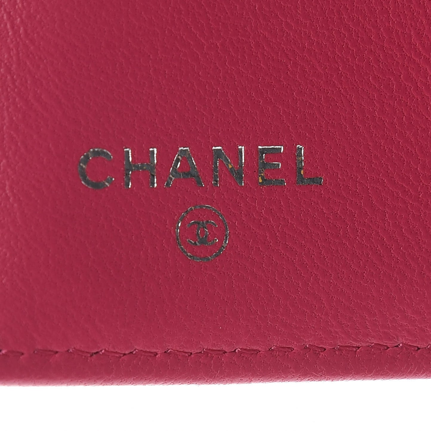 Lambskin Quilted Large Flap Wallet Pink