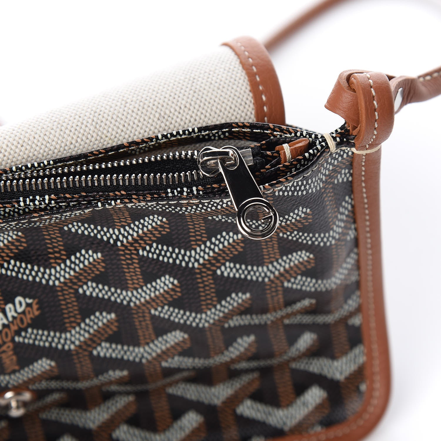 Goyard Goyardine Plumet Wallet Clutch Black Gold 10 of 11