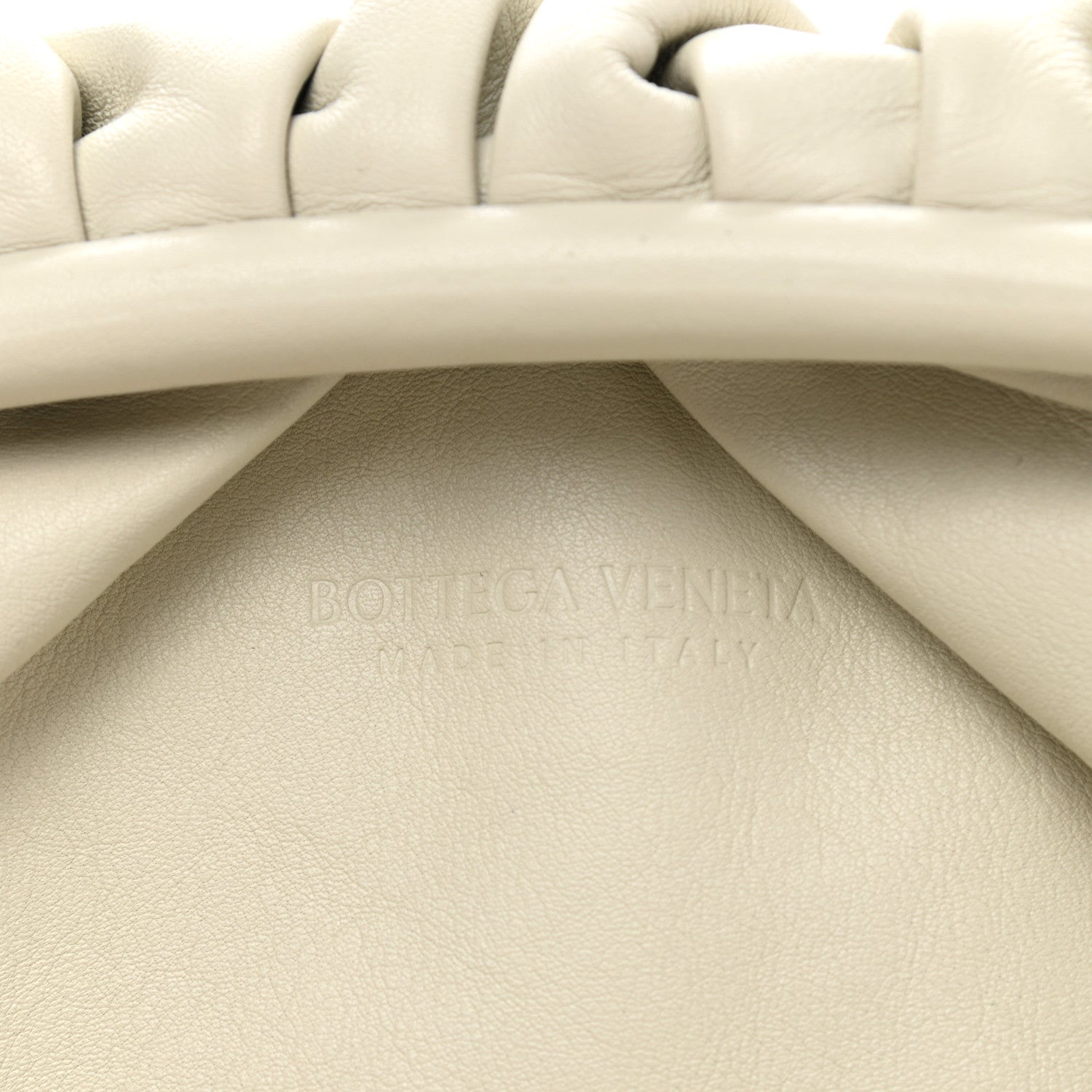Bottega Veneta Smooth Butter Calf The Pouch Oversized Clutch Mist 6 of 12