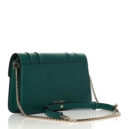 Bulgari Calfskin Serpenti Forever Crossbody Bag Emerald Green 2 of 9