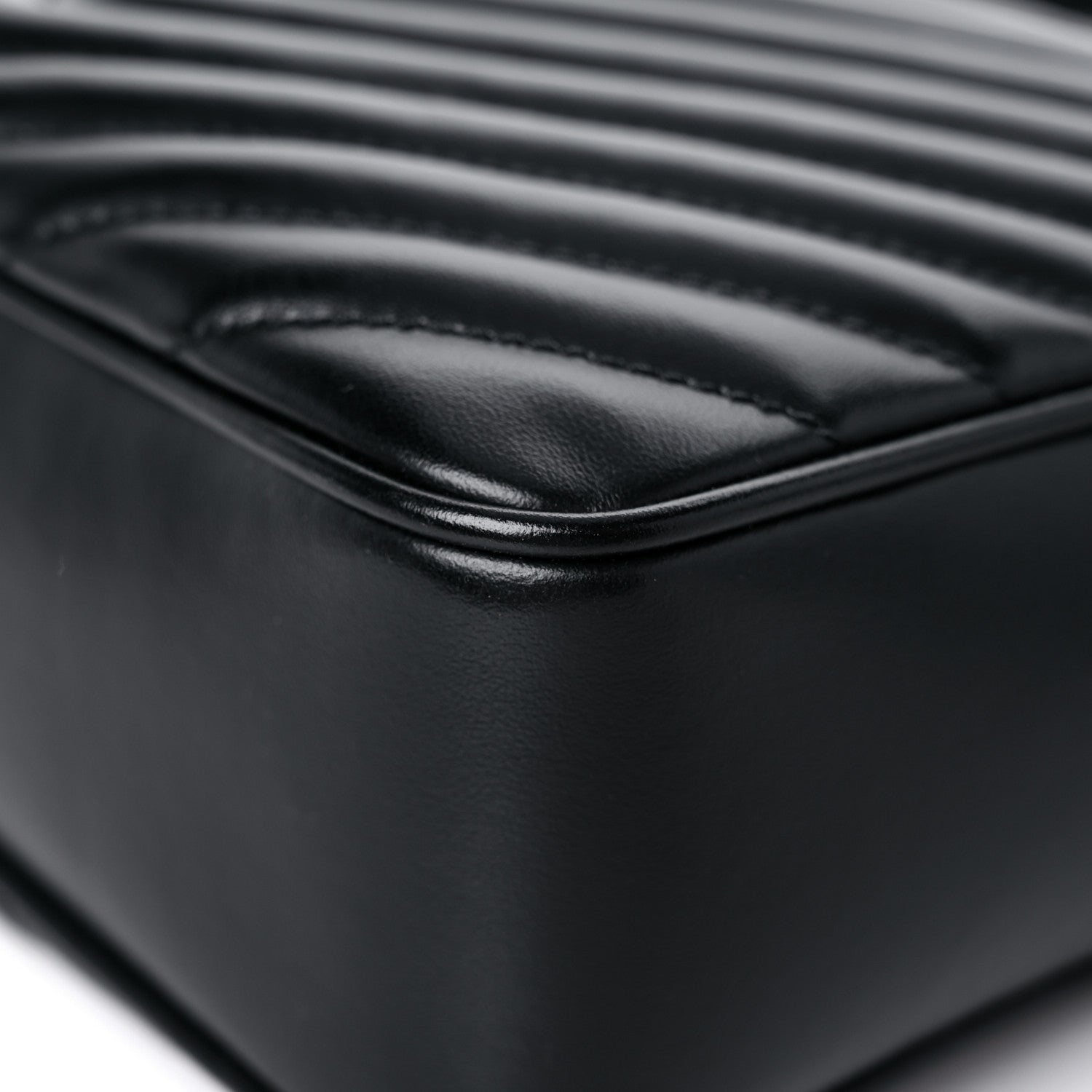 Saint Laurent Calfskin Matelasse Monogram Lou Camera Bag Black 11 of 12