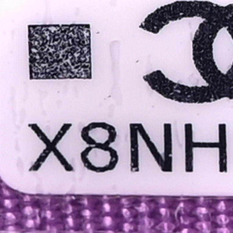 Chanel Caviar Quilted Card Holder Purple 8 of 9