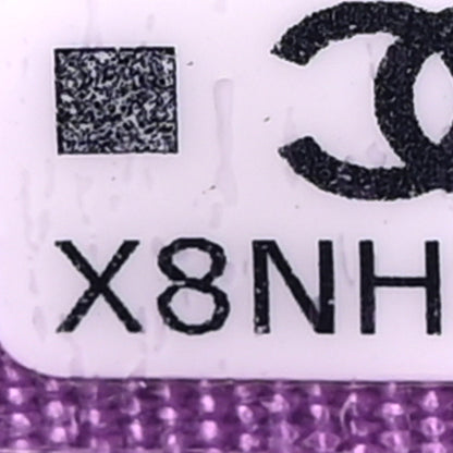 Chanel Caviar Quilted Card Holder Purple 8 of 9