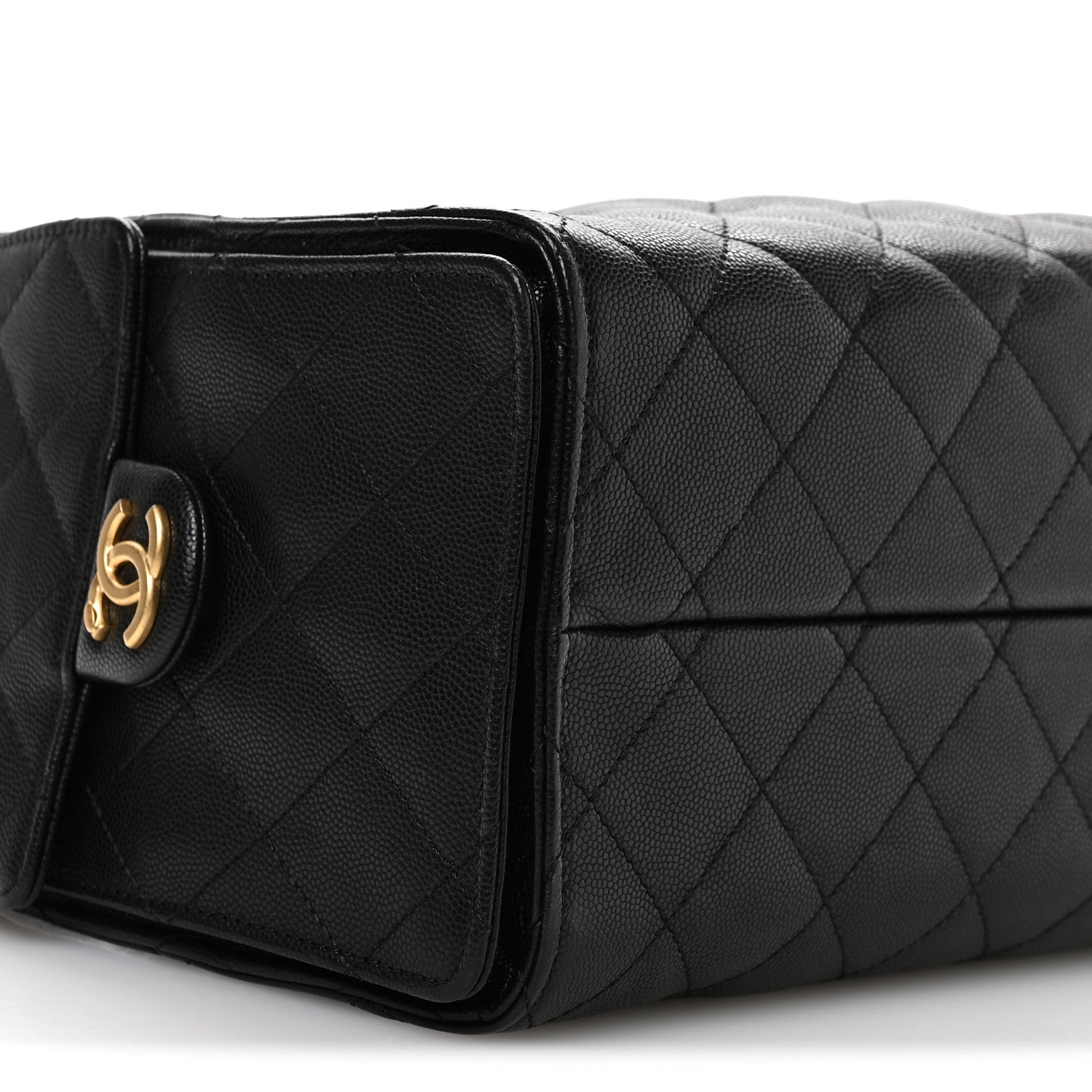 Chanel Caviar Quilted Small Chanel 25 Handbag Black 9 of 10