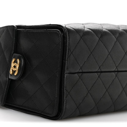 Chanel Caviar Quilted Small Chanel 25 Handbag Black 9 of 10
