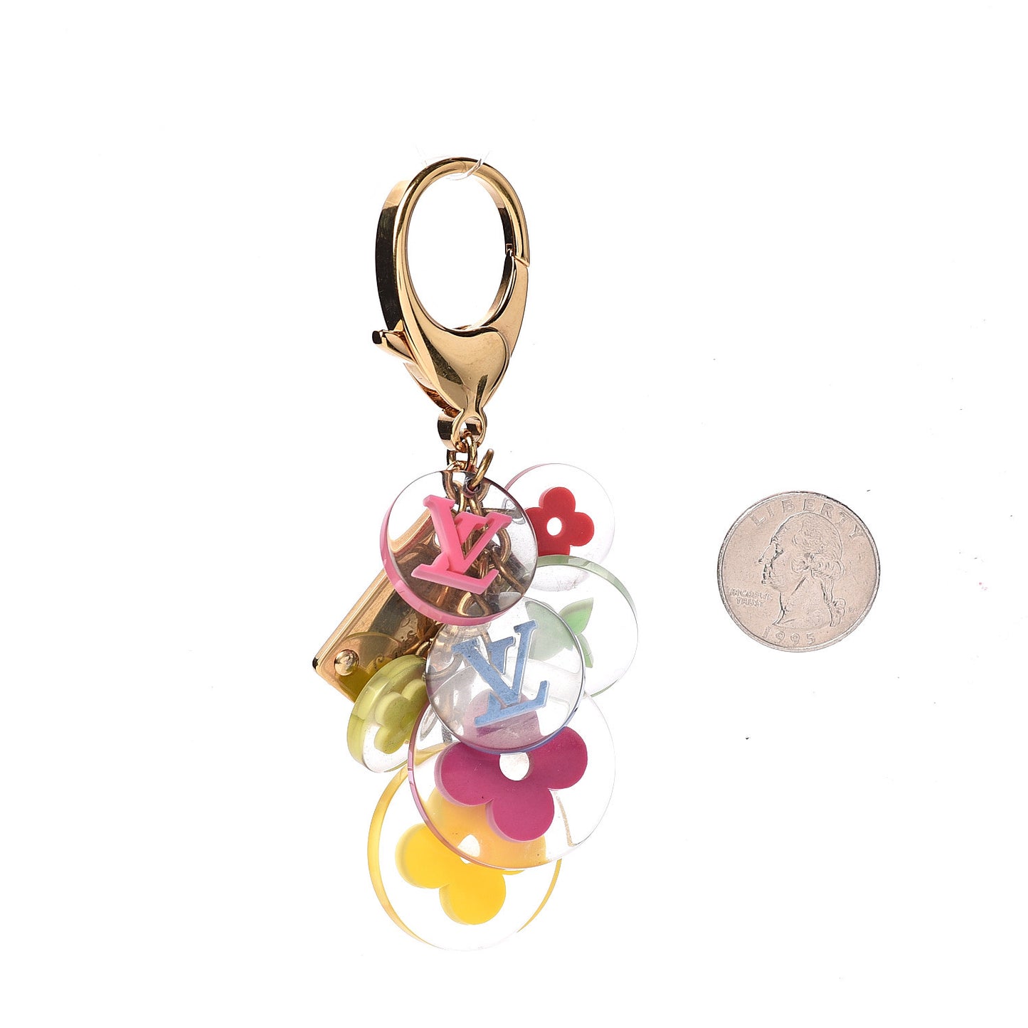 Resin Candy Fleurs Bag Charm Multicolor