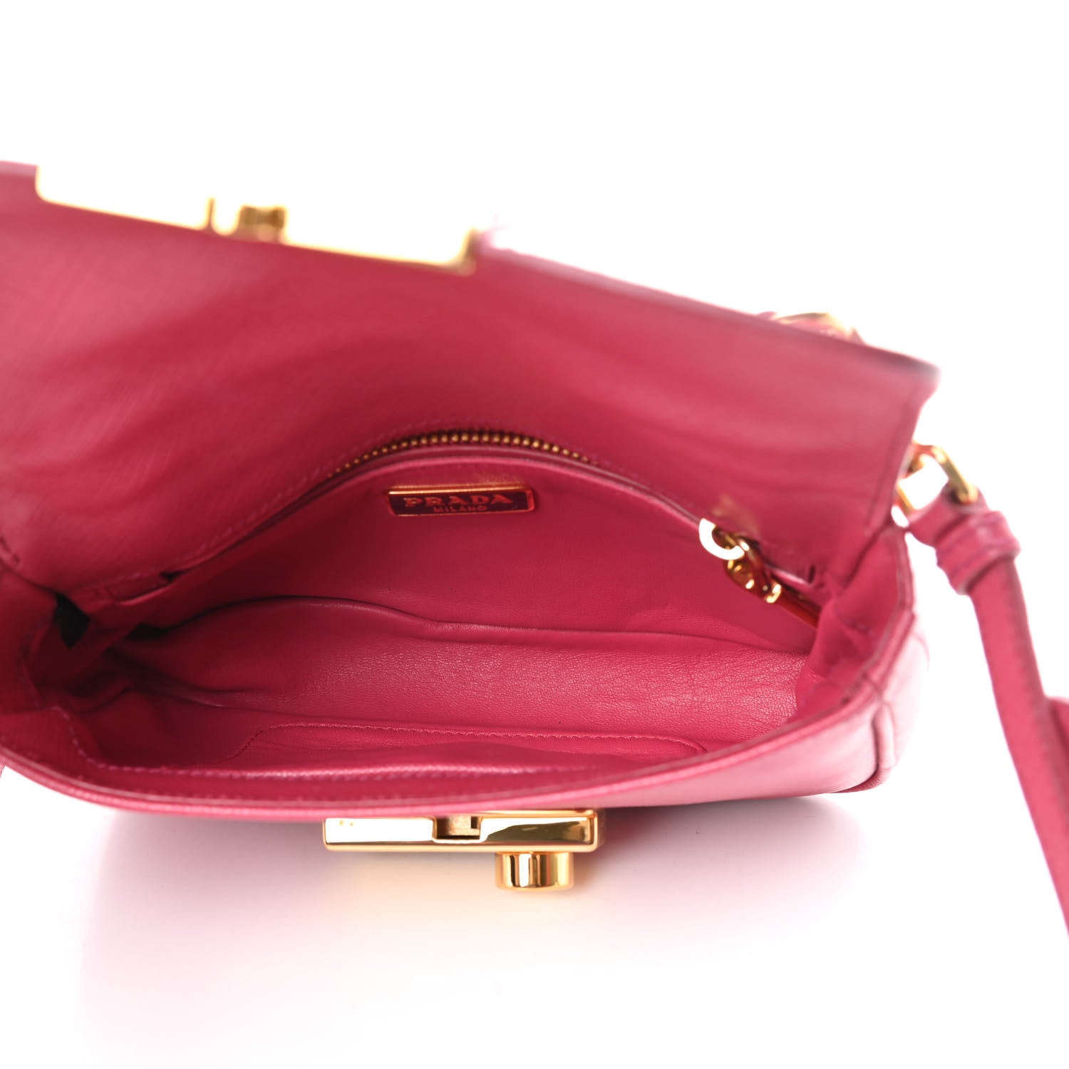 Prada Saffiano Lux Mini Sound Crossbody Ametista 5 of 11